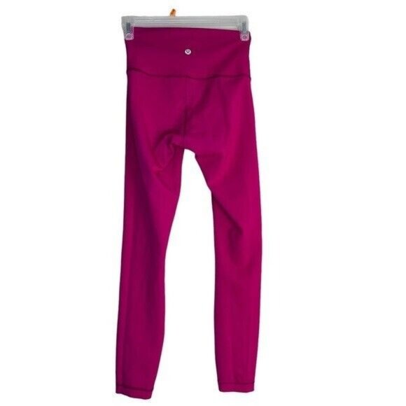 Lululemon Wunder Train High-Rise Tight 25" Ripened Raspberry Everlux Size 4 - Picture 6 of 11